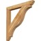 Ekena Millwork Funston Slat Rough Sawn Bracket, Western Red Cedar, 4"W x 40"D x 40"H BKT04X40X40FST06RWR - alternate 1